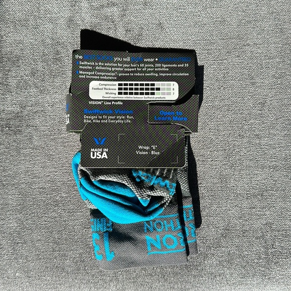 Swiftwick Vision Above Ankle Running Sock - Picture 2 of 2